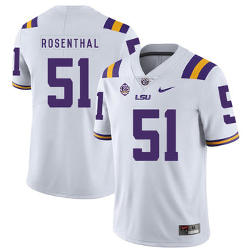 Dare Rosenthal LSU Tigers white jersey