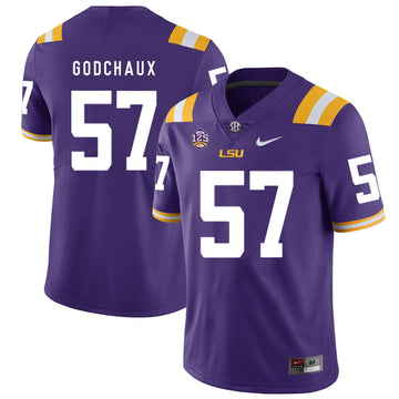 Davon Godchaux LSU Tigers purple jersey