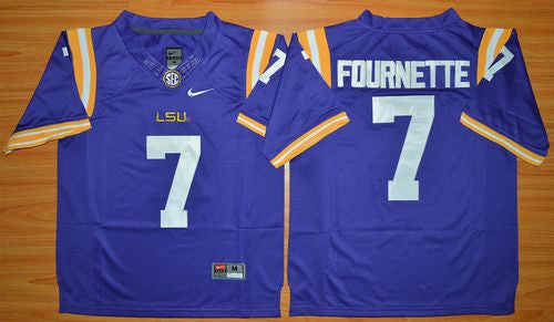 Leonard Fournette LSU Tigers purple Limited jersey