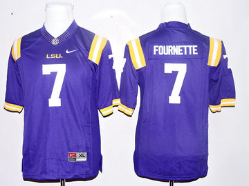 Leonard Fournette LSU Tigers purple jersey