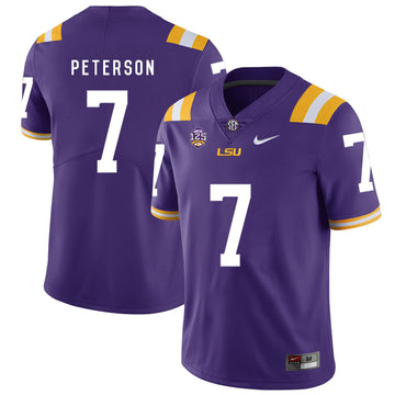 Patrick Peterson LSU Tigers purple jersey