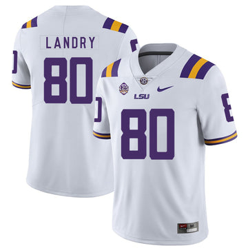 Jarvis Landry LSU Tigers white jersey