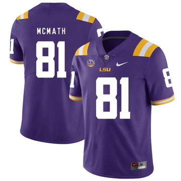 Racey Mcmath LSU Tigers purple jersey