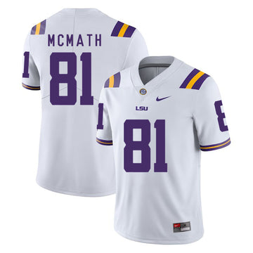 Racey Mcmath LSU Tigers white jersey
