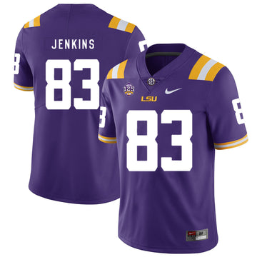 Jaray Jenkins LSU Tigers purple jersey