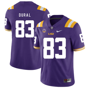 Travin Dural LSU Tigers purple jersey