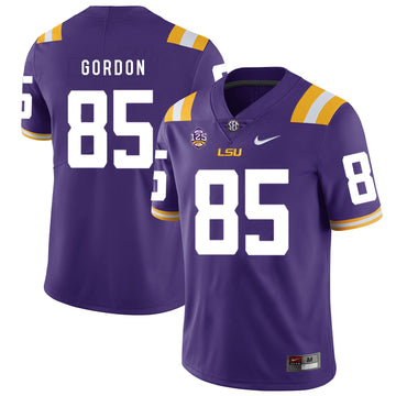 Dillon Gordon LSU Tigers purple jersey