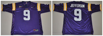 Jefferson LSU Tigers purple jersey