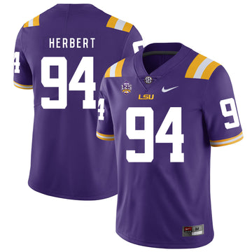 Danielle Hunter LSU Tigers purple jersey