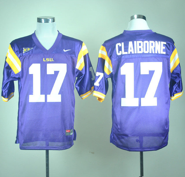 Claiborne LSU Tigers purple jersey