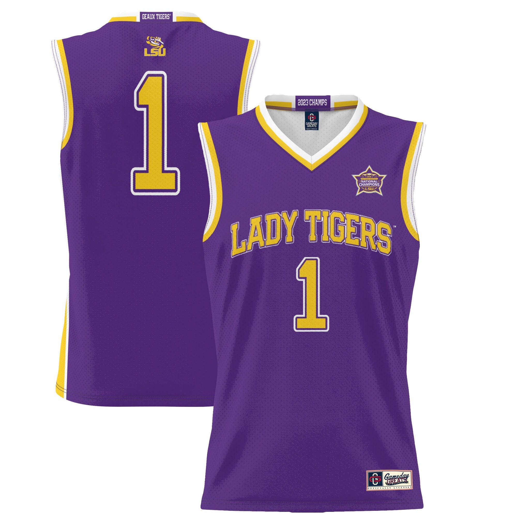 LSU Tigers purple jersey