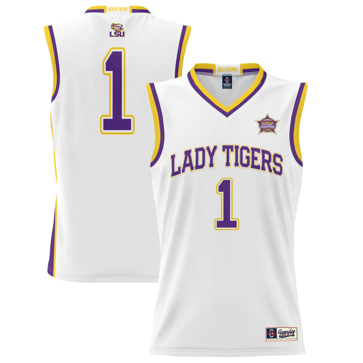 LSU Tigers white jersey
