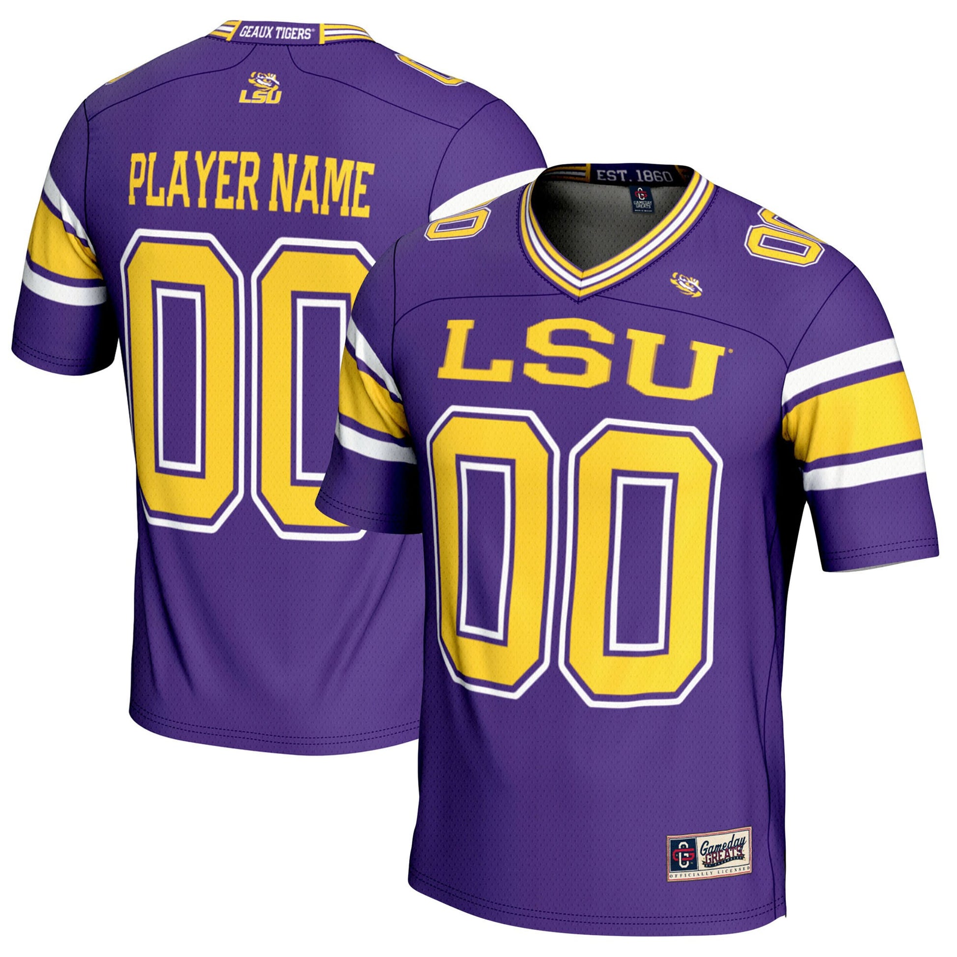 LSU Tigers purple jersey