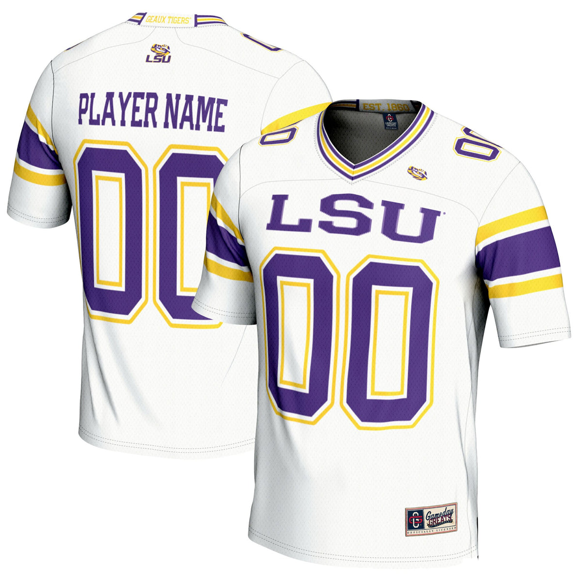 LSU Tigers white jersey