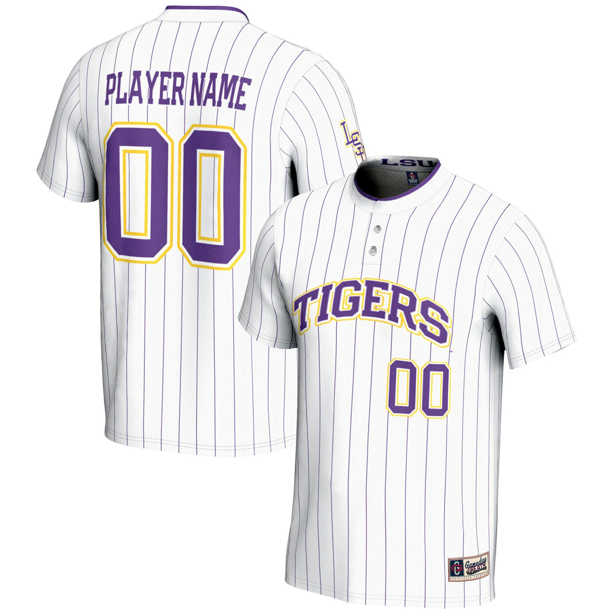 Softball LSU Tigers white jersey