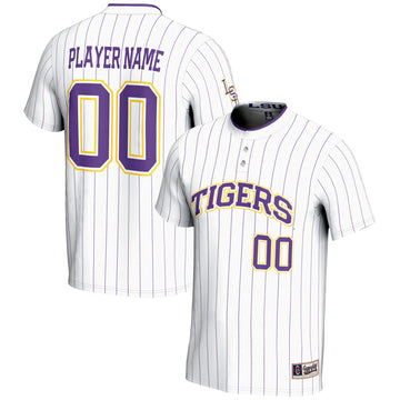 Softball LSU Tigers white jersey