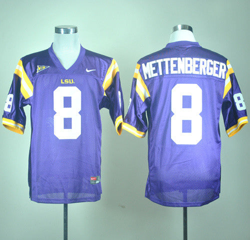 Mattenberger LSU Tigers purple jersey