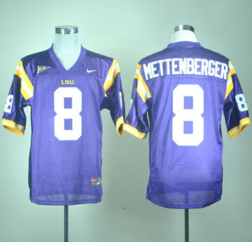 Mattenberger LSU Tigers purple jersey