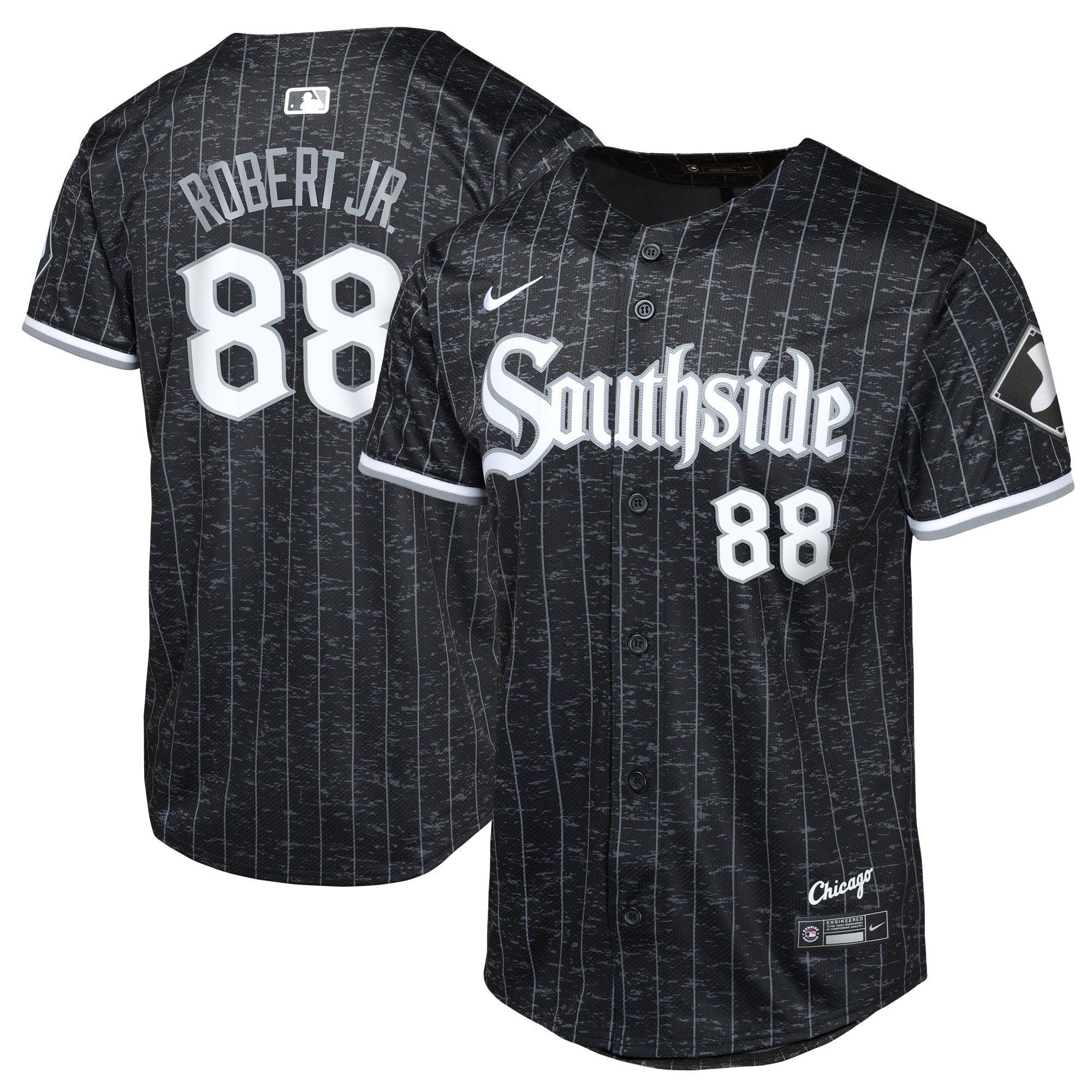 Luis Robert Jr Chicago White Sox black City Connect jersey