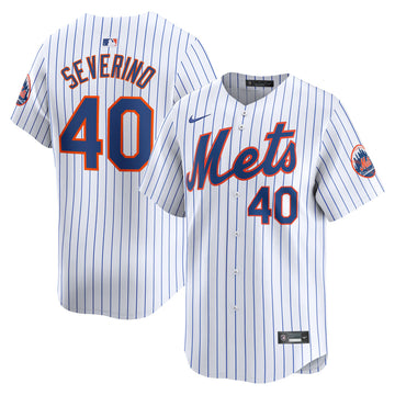 Luis Severino New York Mets white Limited jersey
