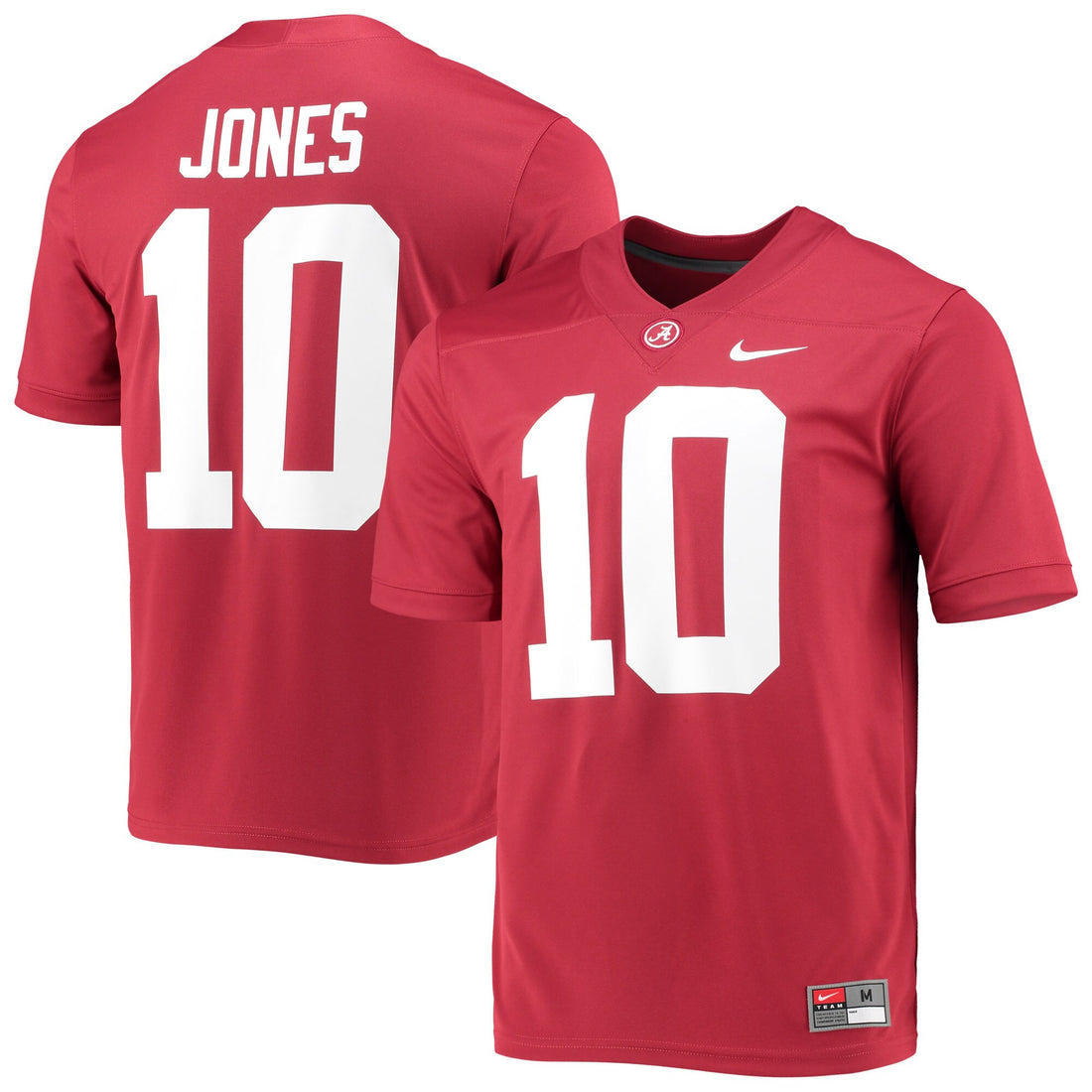 Mac Jones Alabama Crimson Tide crimson jersey
