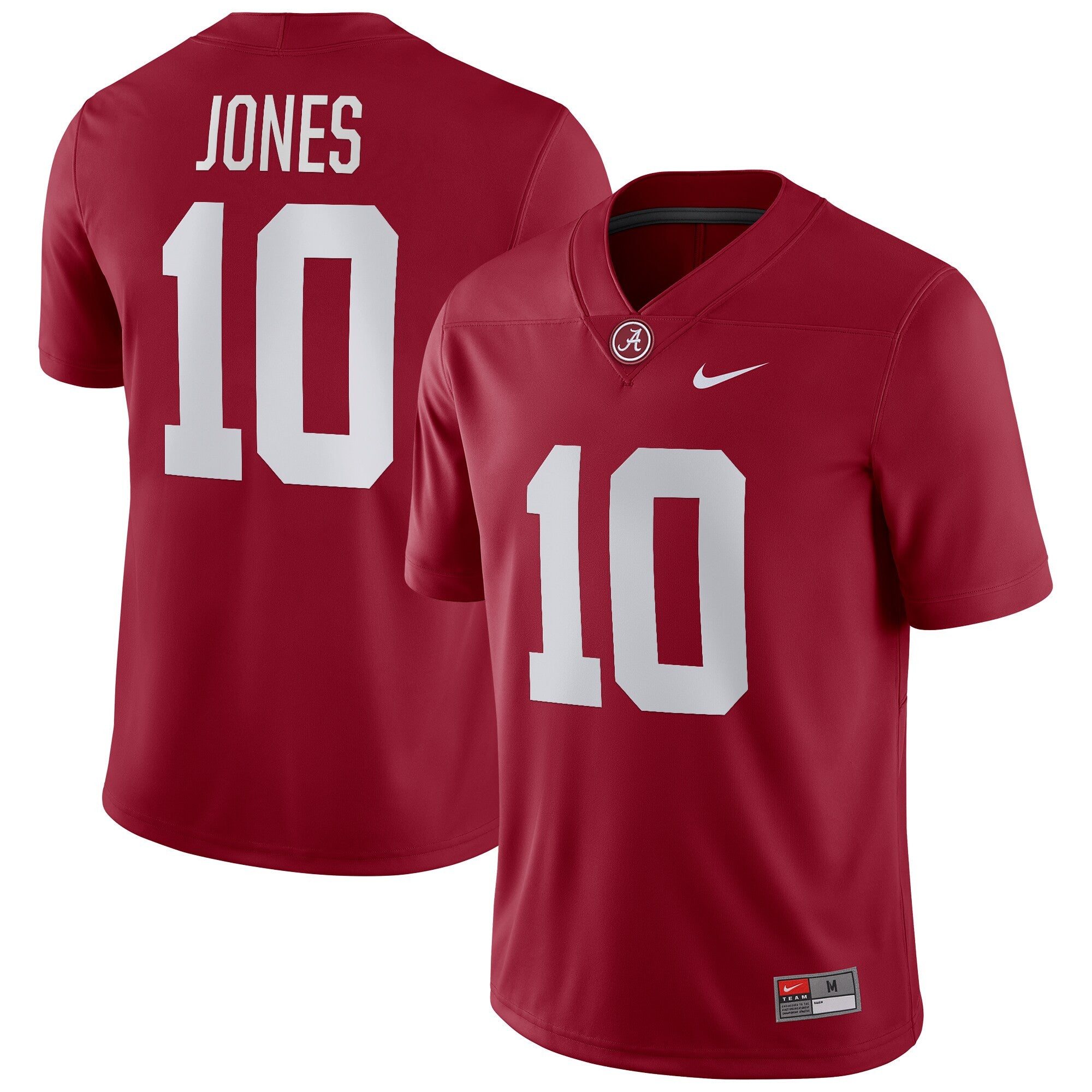 Mac Jones Alabama Crimson Tide crimson jersey