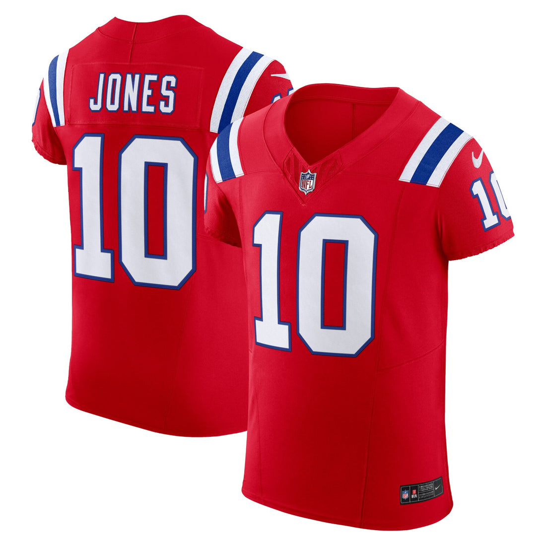 Mac Jones New England Patriots red Vapor jersey