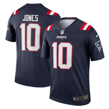 Mac Jones New England Patriots navy Legend jersey
