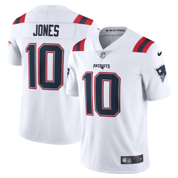 Mac Jones New England Patriots white Vapor jersey