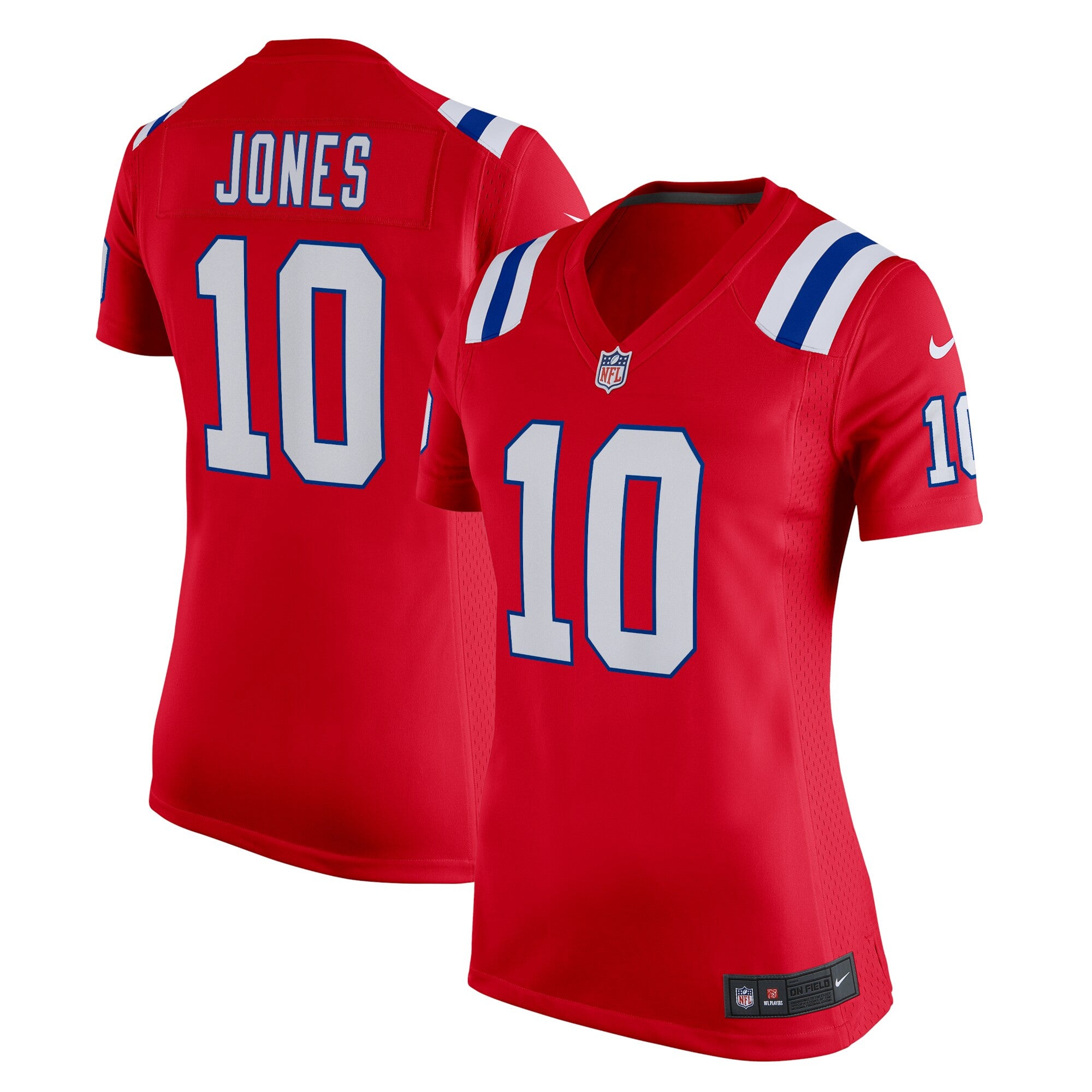 Mac Jones New England Patriots red jersey