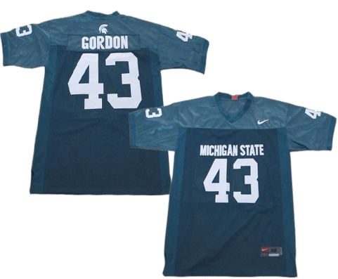 Machigan State Machigan State 43 Gordon green jersey