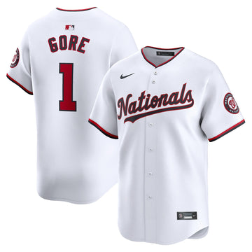 Mackenzie Gore Washington Nationals white Limited jersey
