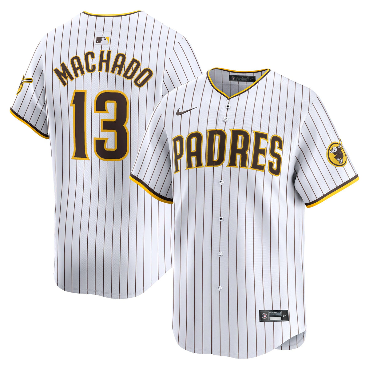 Manny Machado San Diego Padres white Limited jersey