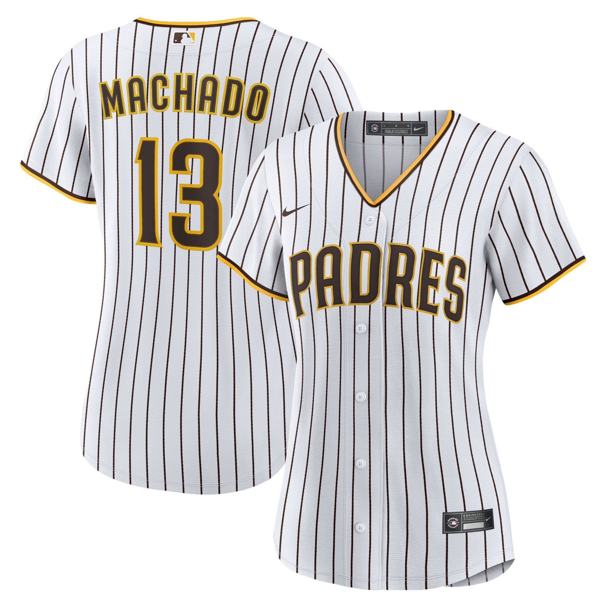 Manny Machado San Diego Padres white Home jersey