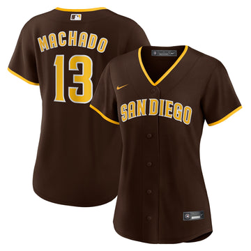 Manny Machado San Diego Padres brown Road jersey