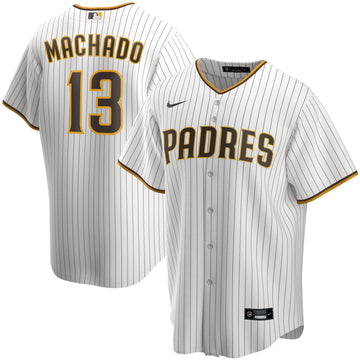 Manny Machado San Diego Padres white Alternate jersey