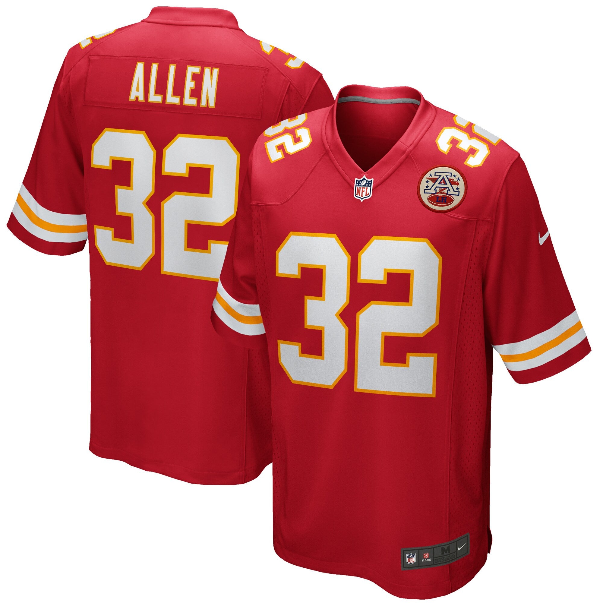Marcus Allen Kansas City Chiefs red Game jersey