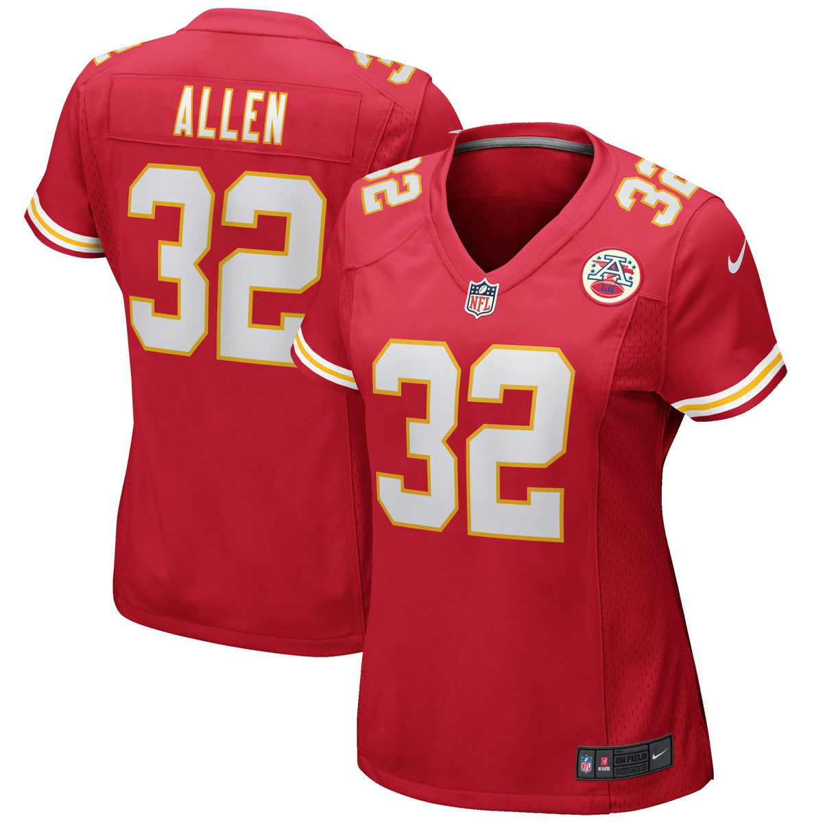 Marcus Allen Kansas City Chiefs red Game jersey