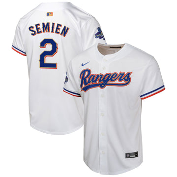 Marcus Semien Texas Rangers gold Limited jersey
