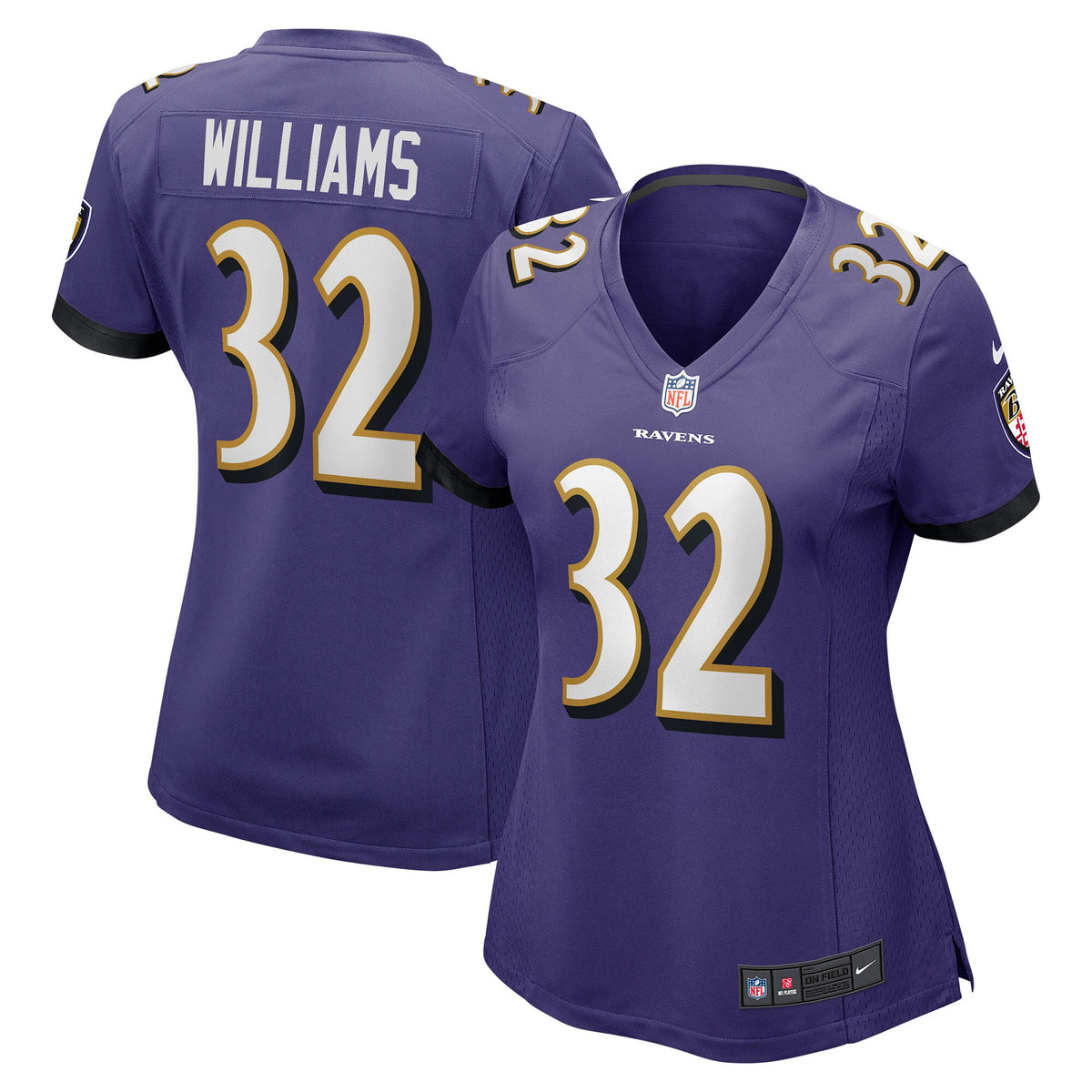 Marcus Williams Baltimore Ravens purple jersey