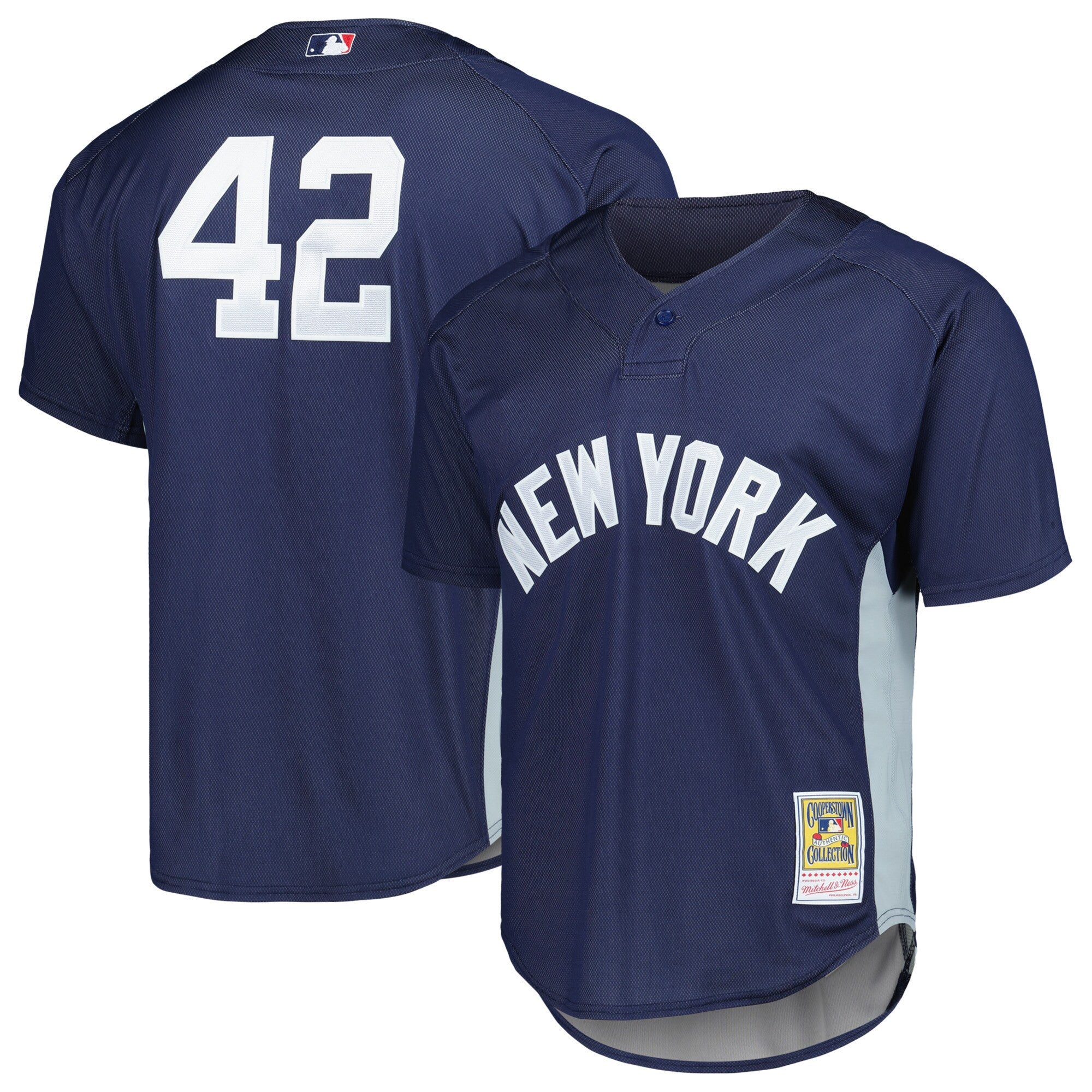 Mariano Rivera New York Yankees navy Cooperstown jersey