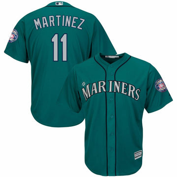 Edgar Martinez Seattle Mariners green jersey