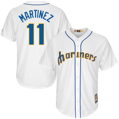 Edgar Martinez Seattle Mariners white Cooperstown jersey