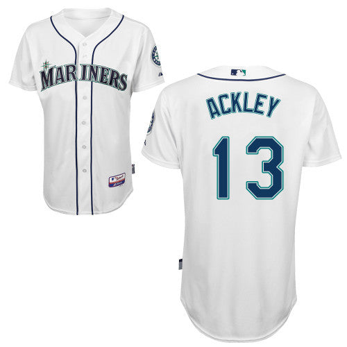 Ackley Seattle Mariners white jersey