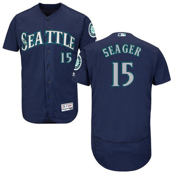 Kyle Seager Seattle Mariners navy jersey