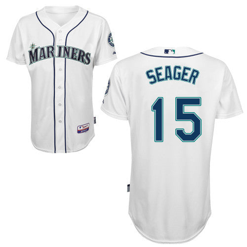 Seager Seattle Mariners white jersey