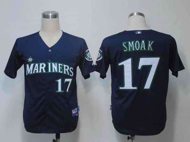 Smoak Seattle Mariners blue jersey