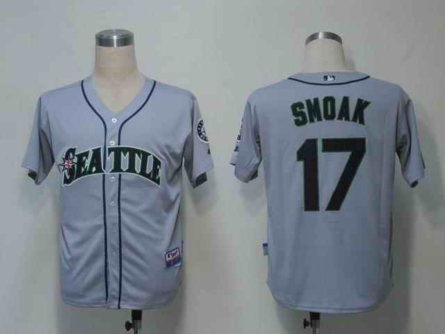 Smoak Seattle Mariners grey jersey