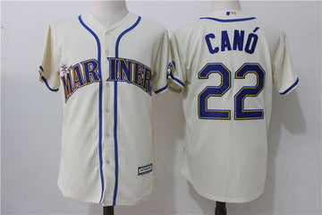 Robinson Cano Seattle Mariners cream jersey