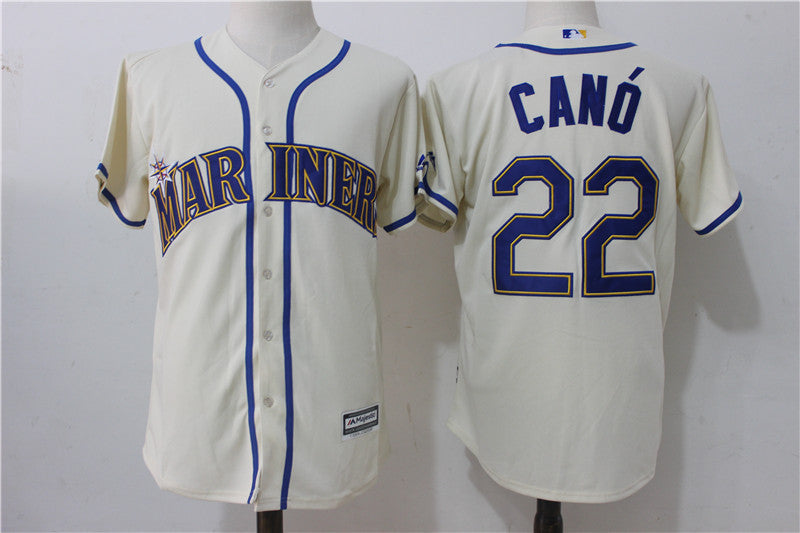 Robinson Cano Seattle Mariners cream jersey